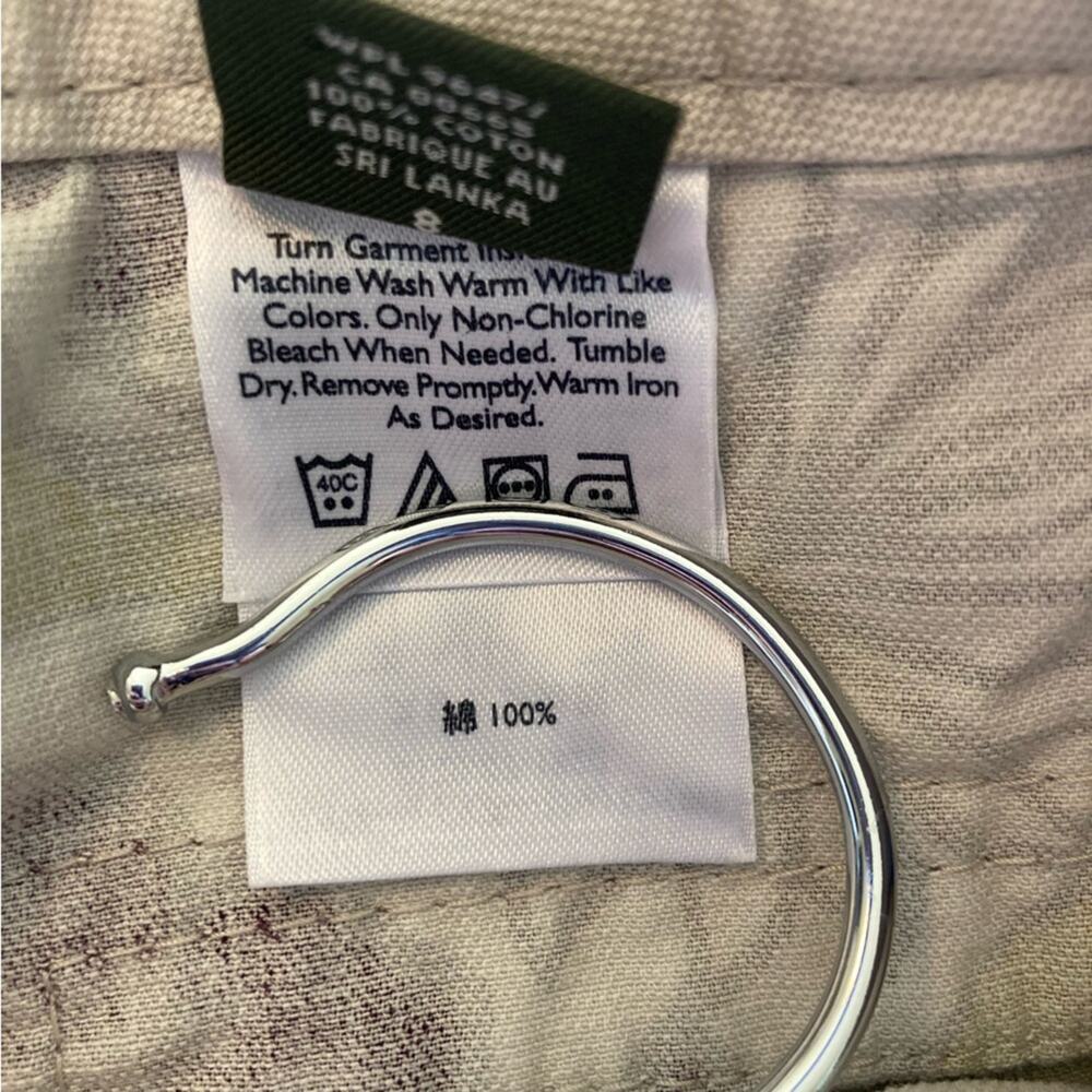 Eddie Bauer Vintage Y2K Floral Denim Skirt Size 8 - Picture 8 of 8